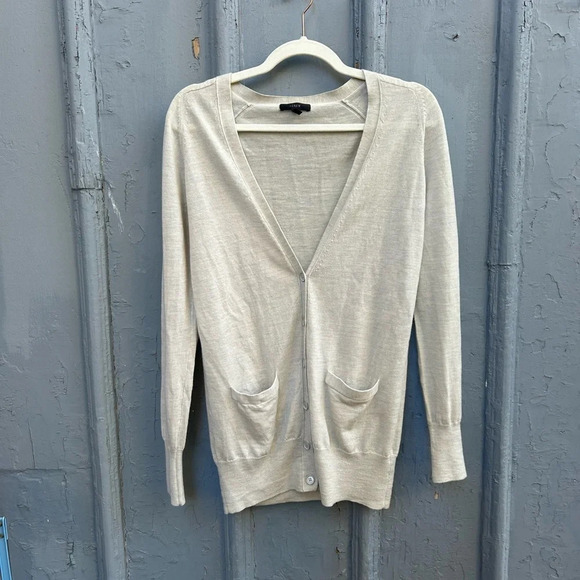 J Crew Merino Wool  Cardigan, Small - Picture 1 of 9